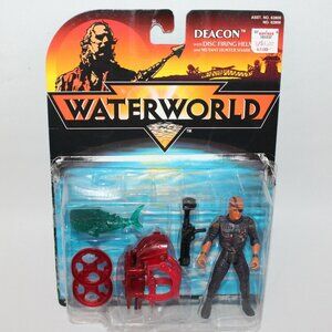 New 1995 Kenner Hasbro Waterworld Deacon Dennis Hopper Helmet Action Figure Toy